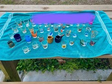 Collection of Vintage Shot Glasses - Assorted - 31 TOTAL - NEW EC