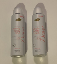 Dove Whole Body Deo Aluminum-Free Spray, Rasp...