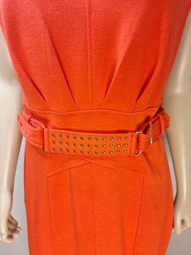 Jennifer Lopez Women Red Cocktail Dress Size 8 V Neck Beautiful 😍 - Picture 3 of 15