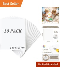 11x14 Inches Acid-Free Foam Boards - 1/8 Inch Thick  Lightweight