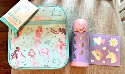Pottery Barn school Disney LUNCH BAG Mermaid Ariel princess WATER Travel girl .