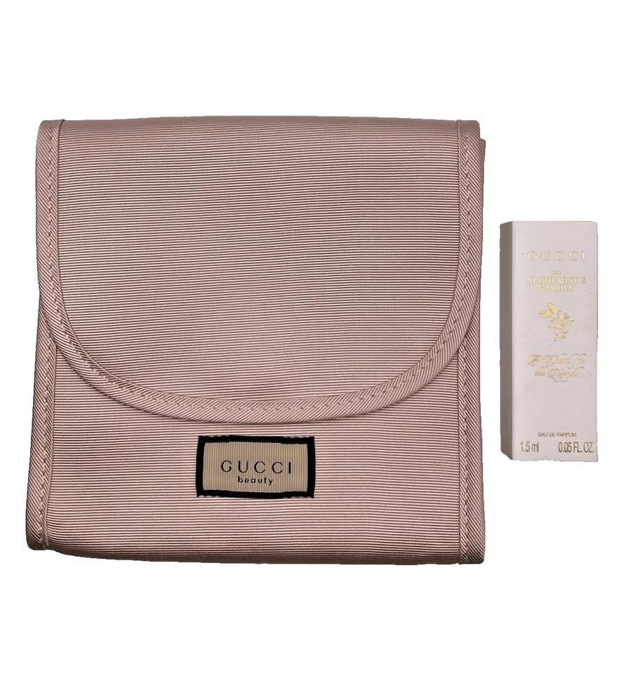 古驰裸体腮红粉色女式化妆袋 6 英寸包和炼金术士花园淡香水 — 第 2/4 张图片