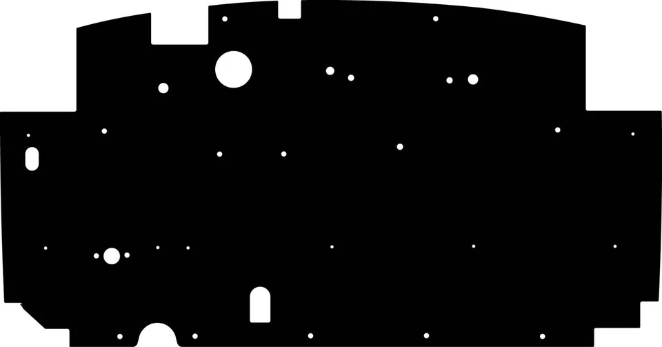 Almohadilla aislante cortafuegos Sound Deadener para modelo Packard 1407 1935-1936 Foto 3 de 4