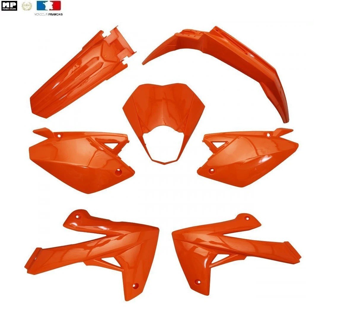 Carénage Rieju 125 Marathon Pro SM orange en ABS injecté haute résistance
