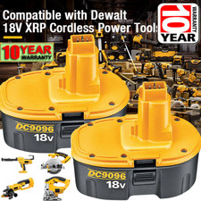 2 PACK 18V Battery For Dewalt 18 VOLT XRP DC9096 DC9098 Ni-MH DC9099 DW9095 NEW