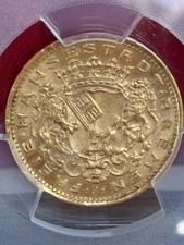 10 Mark Bremen 1907 Kaiserreich Gold PCGS MS67 Top Stempelglanz