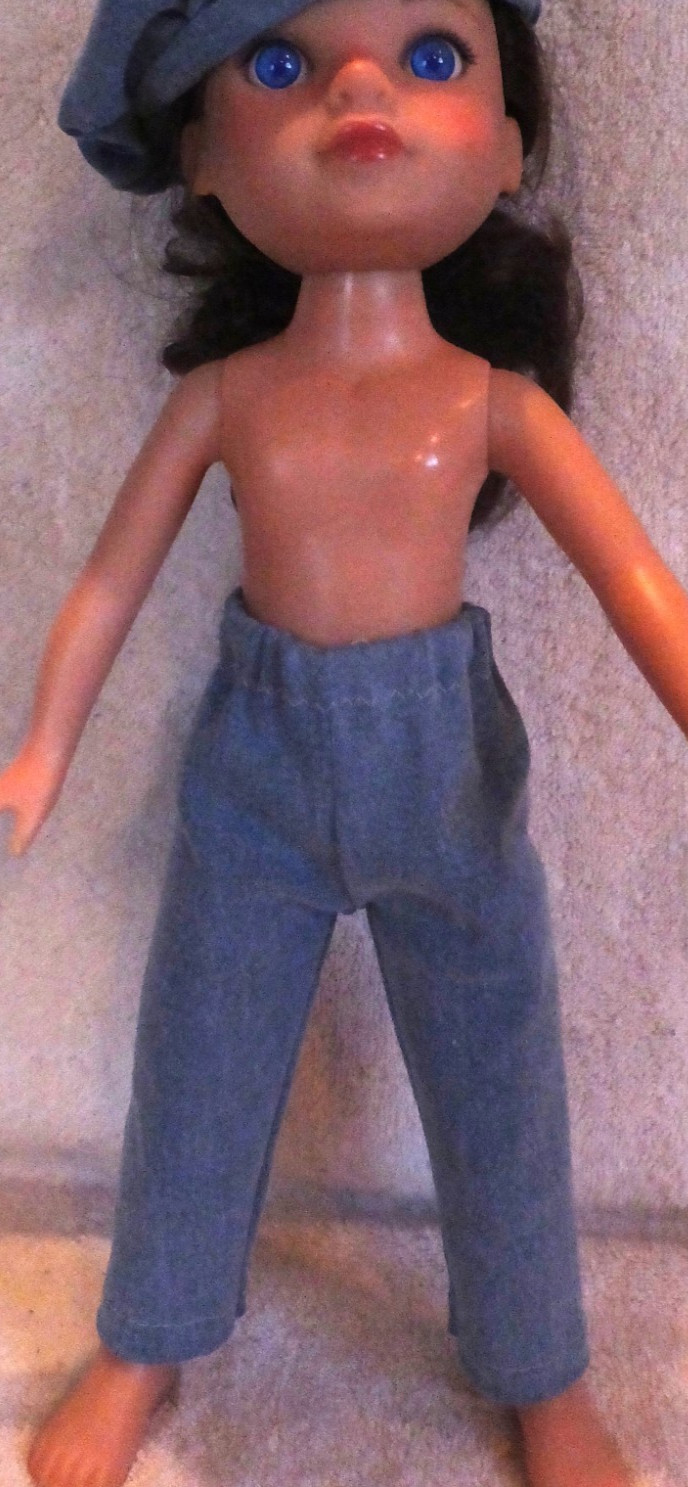 Pants Jeans For 14" Wellie Wishes & Alike Quility Stonewash Denium
