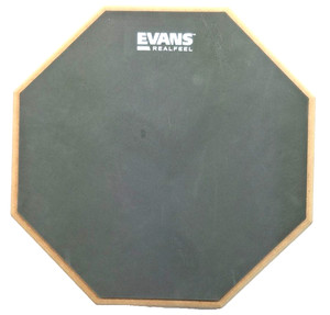 Evans RealFeel Single-sided Practice Drum Pad - 12-inch