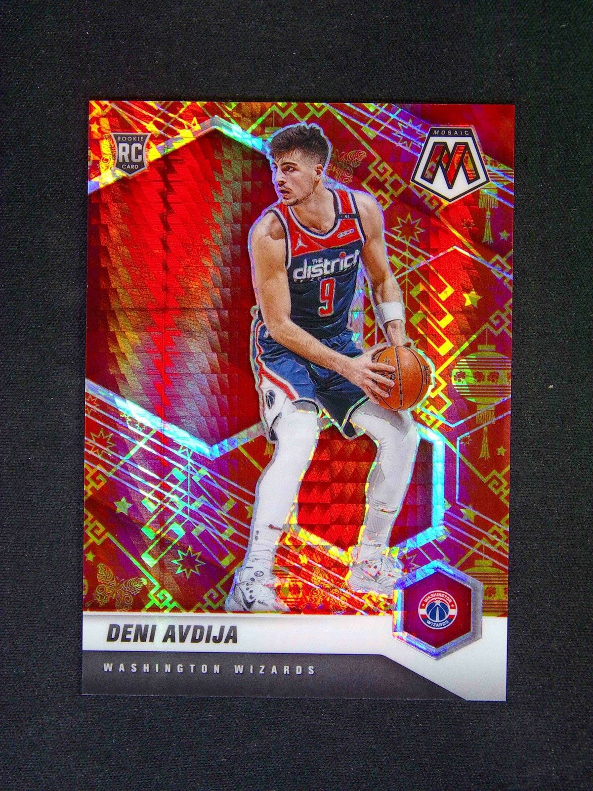2020-21 Panini Mosaic Deni Avdija #217 RC Rookie Lucky Envelopes /8