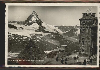 Gornergrat Zermatt Hotel Kulm et le Cervin