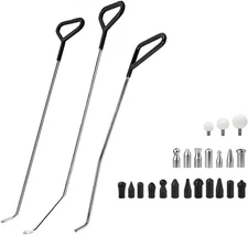WHDZ Paintless Dent Repair Tools Car Dents Removal Rods Kit with Tips HC 
