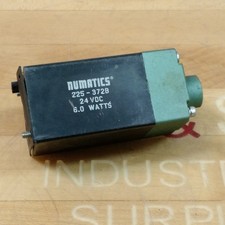 Numatics 225-372B Solenoid Valve Coil, 24VDC, 6.0 Watts - USED
