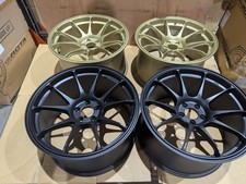 4 x  18" x 9.5J Alloys Rota Titan 5x100 ET35 Black Fit Subaru BRZ GT86 WRX VW