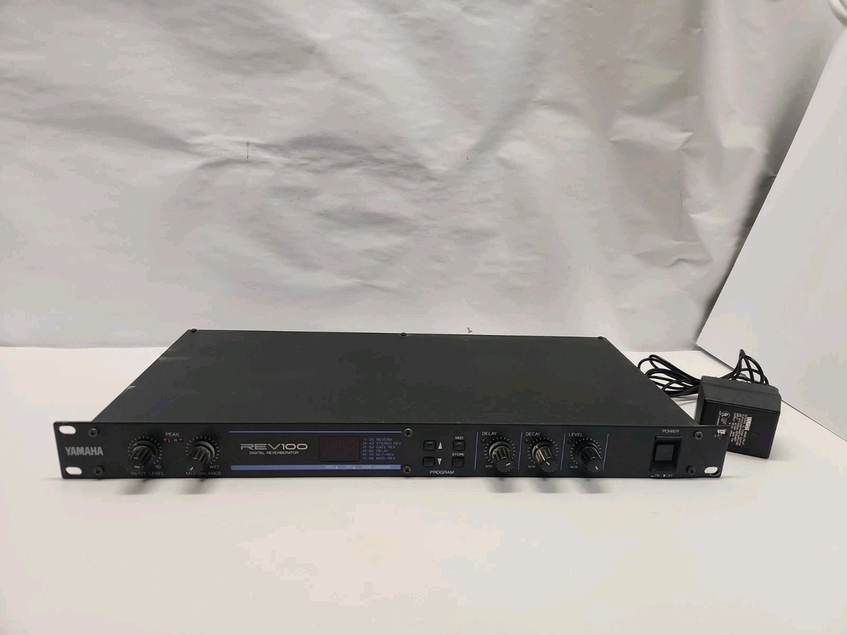 Yamaha REV100 Digital Reverberator With Power Adapter Ao4020247