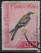 1962. Venezuela. Oiseaux. Falco sparverius (crécerelle d'Amérique). N°A679.