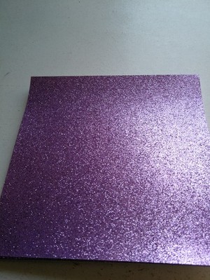 Stampin up Spezialpapier 8 Glitzer-Bogen Flieder 15,2 x 15,2 cm