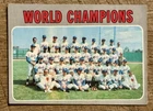 1970 Topps Baseball Card #1 World Champions NY Mets Nolan Ryan Tom Seaver VG/EX