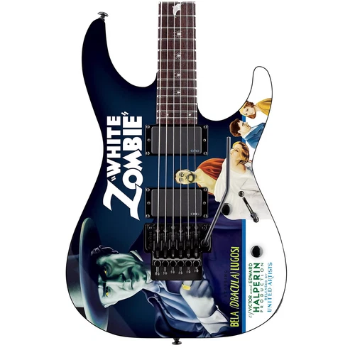 ESP LTD Kirk Hammett Signature Electric Guitar - White Zombie - Open Box