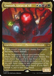 Omnath, Locus of All Showcase Foil March of the Machine #313 MTG