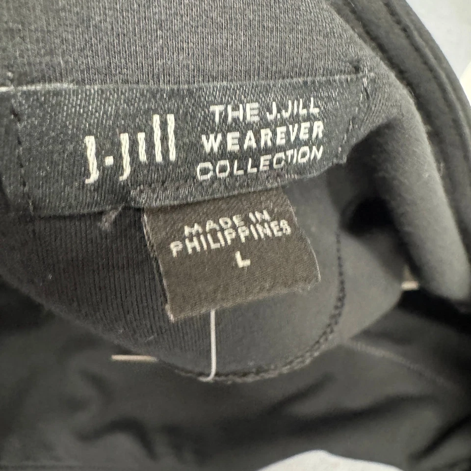 Falda J Jill Mujer Grande Negra Colección Wearever Hasta la Rodilla Elastizada NUEVA Foto 3 de 4