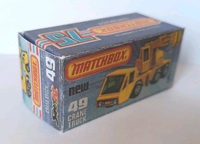 Matchbox Superfast #49c 1:90 Crane Truck Kran Wagen Repro ''K'' Box Lesney Series