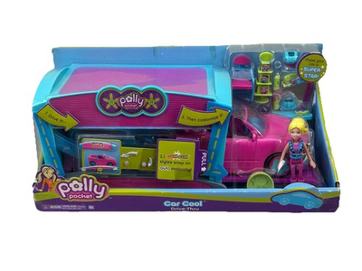 #ad 2006 Mattel Polly Pocket Quik Clik Car Cool Drive Thru Playset NEW Hard to Find $110.00