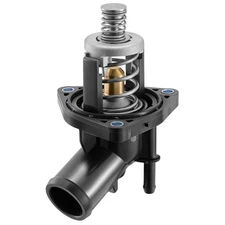 Water Outlet+Thermostat 12674639 For Silverado 1500 GMC Yukon Sierra 1500 14-19