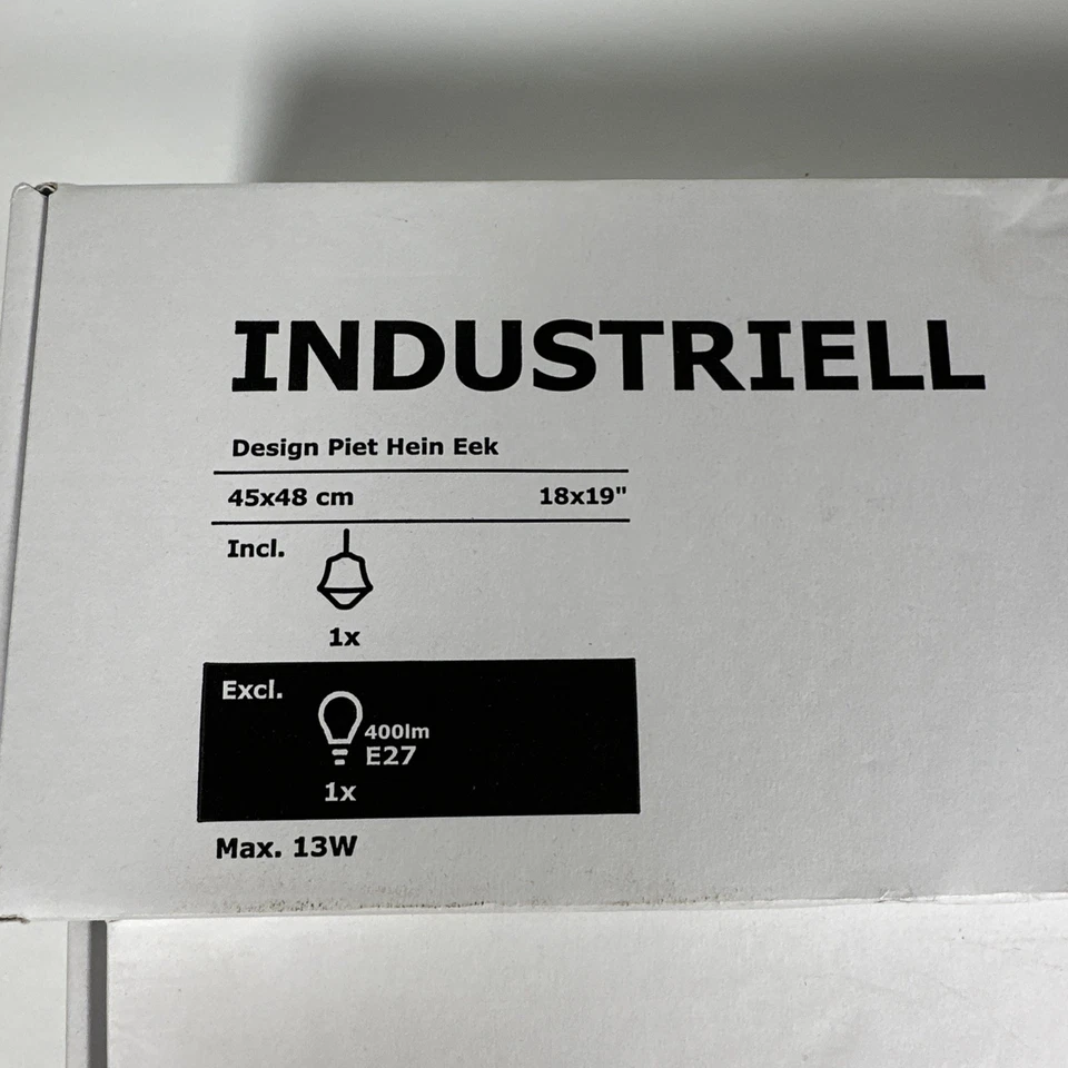 Ikea Industriell chandelier Design by Piet Hein Eek Unique Hard to find - Image 2 of 4