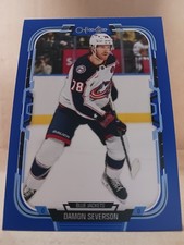 2025-26 O-Pee-Chee Hockey Damon Severson # 147 BLUE BORDER