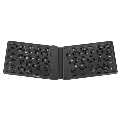 Targus Ergonomic Foldable Bluetooth EcoSmart Keyboard - AKF003US ...