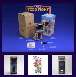 Replicade FOOD FIGHT Original Ltd 1st Edition 1/6 Scale 12" Mini Arcade - NEW