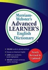 Merriam-Webster's Advanced Learner's English Dictionary - Paperback - GOOD