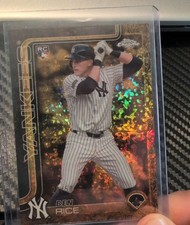 Ben Rice 2025 Topps Gilded Chrome Gold RC Mini-Diamond Refractor 29/50 Yankees