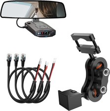 Rearview Mirror Radar Detector Mount with EZ Magnet for Stable Installation