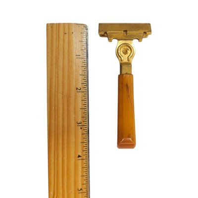 Schick Eversharp Injector Safety Razor Vintage Butterscotch