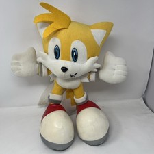 Tails “Miles” Plush From Sonic X 2003 Sega Fun 4 All Yellow 14” Vintage