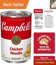 Convenient 10.75 oz Campbell's Chicken Noodle Soup - No Antibiotics, BPA-Free