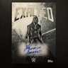 2025 Topps Exalted WWE Rey Fenix Black & White Signatures Auto Card BWS-RFX