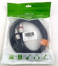 Tisino 3.5Mm to Dual XLR Stereo Cable 1/8 Inch Mini Jack to 2 XLR Male Y Splitte