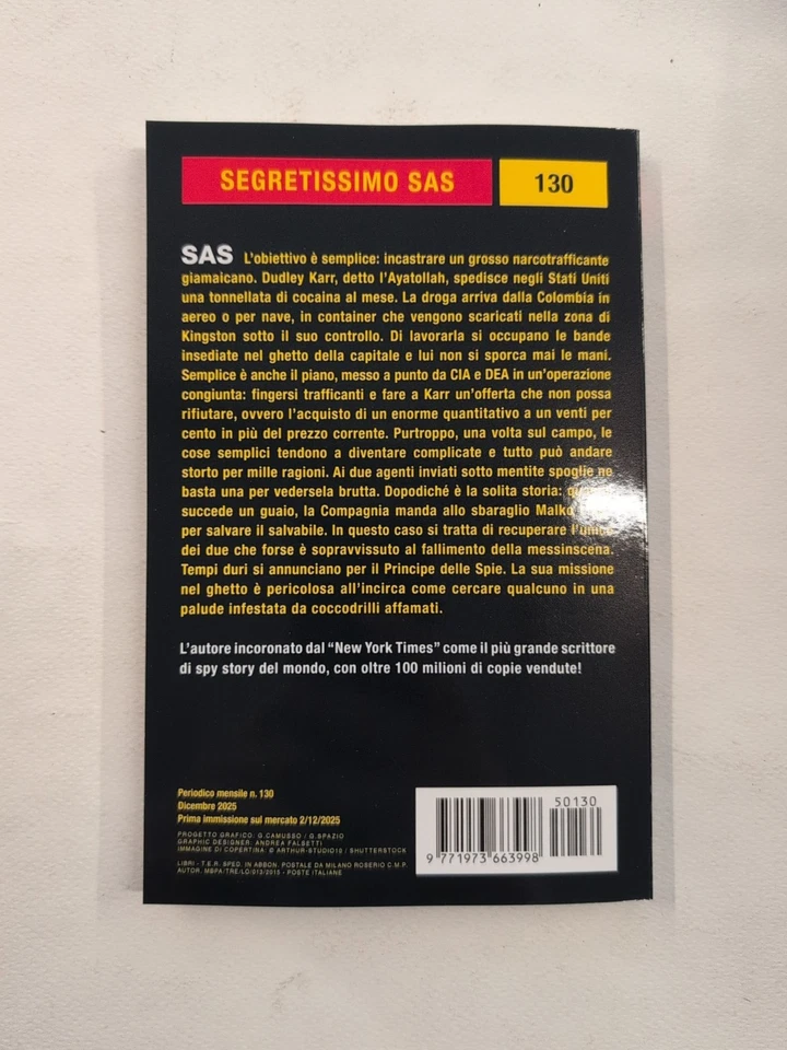 DUELLO A KINGSTON GERARD DE VILLIERS SEGRETISSIMO SAS N. 130 NUOVO DICEMBRE 2025 - Immagine 3 di 3