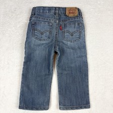 Vintage Levis 514 Jeans Toddler 18M Light Wash Denim Slim Straight Adj Waist