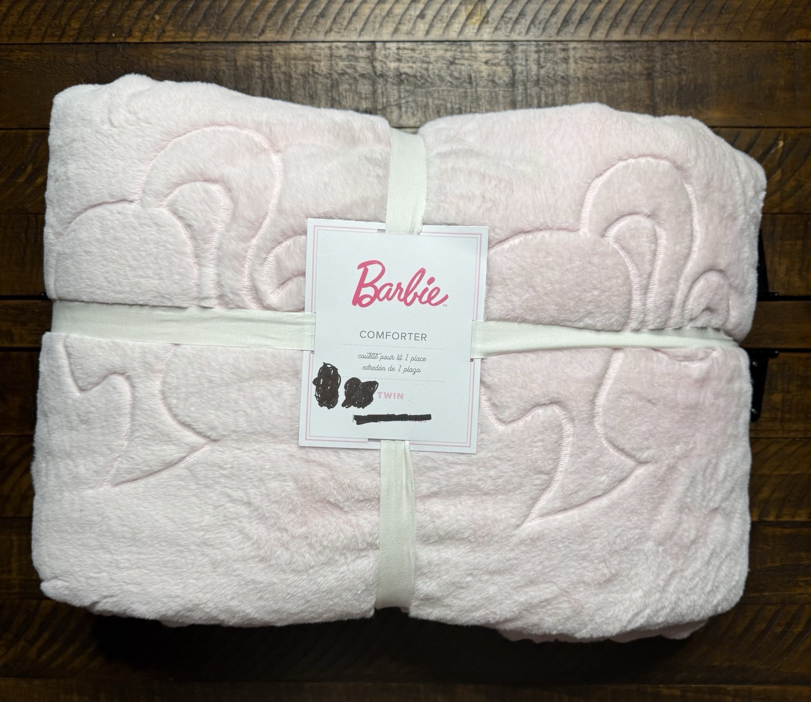 Pottery Barn Kids Barbie™ Fur Comforter  Twin New!