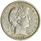 1894-O BARBER HALF DOLLAR ~ NICE XF/AU