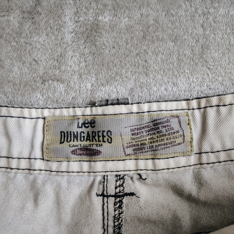 Lee Dungarees Mens Camo Cargo Shorts Size 36 Tactical Military Utility Vtg y2k - Image 4 of 4