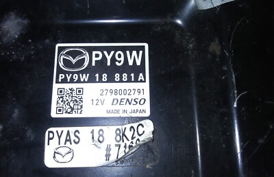 PY9W 18 881A ecm ecu computer 2017-2018 Mazda 3 Mazda3 | eBay