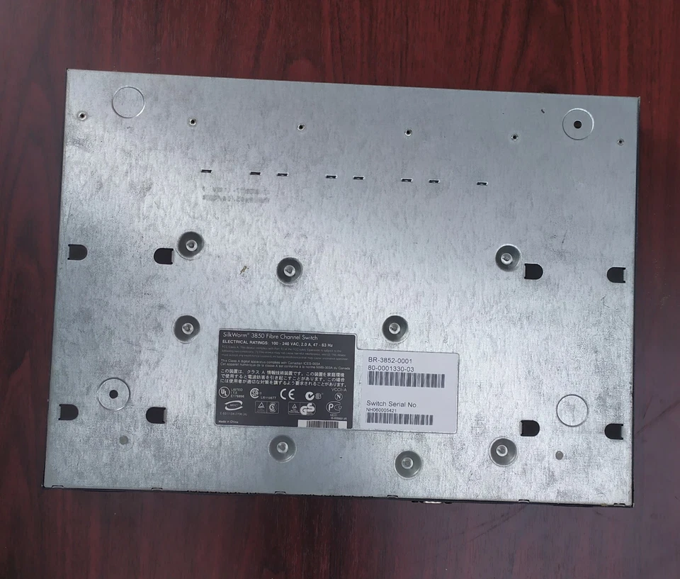 Brocade SilkWorm 3850 16-port fabric switch WORKING - Image 4 of 4