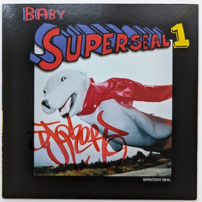 Skratchy Seal - Baby Super Seal Remix ORANGE VINYL SIGNIERT von DJ Qbert 7'' Kratzer
