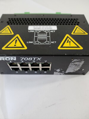 N-TRON 708TX Industrial 8 Port Ethernet Switch | eBay