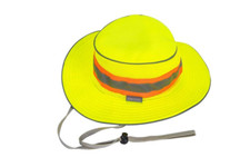 HI-VIS RANGER STYLE SHADING HAT CONSTRUCTION SAFETY BOONIE CAP HA15 