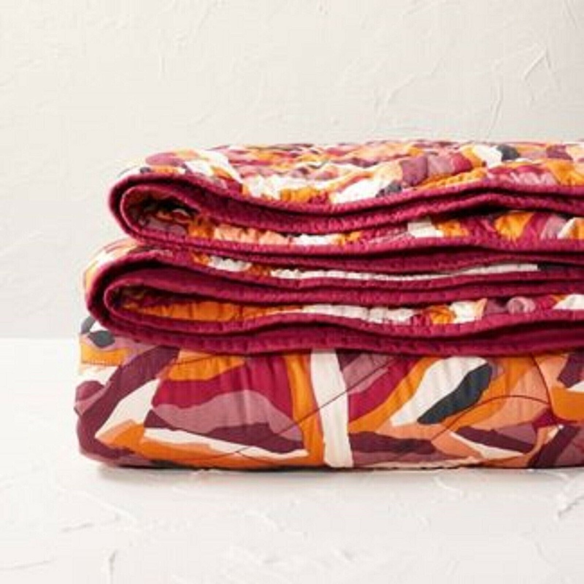 Opalhouse with Jungalow Zebra Print Pink KING (Quilt ONLY